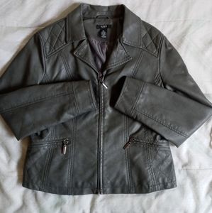 Alfani Faux Leather Jacket
